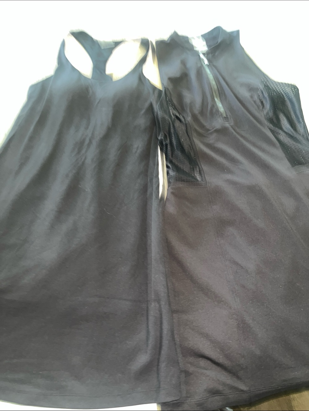 CALIA Black Racerback & Zip-Front Golf Dresses